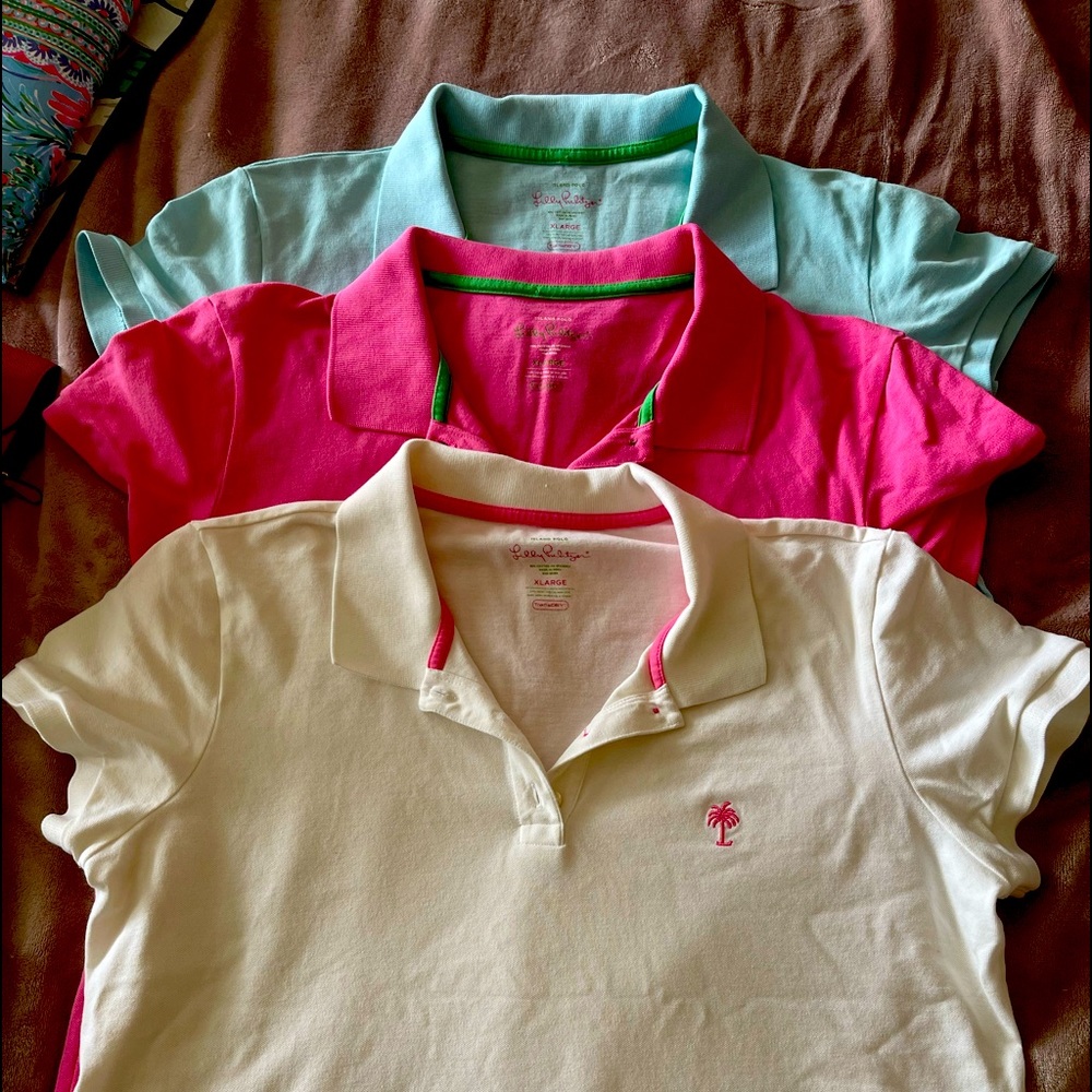 3 Lilly Pulitzer Island polos
